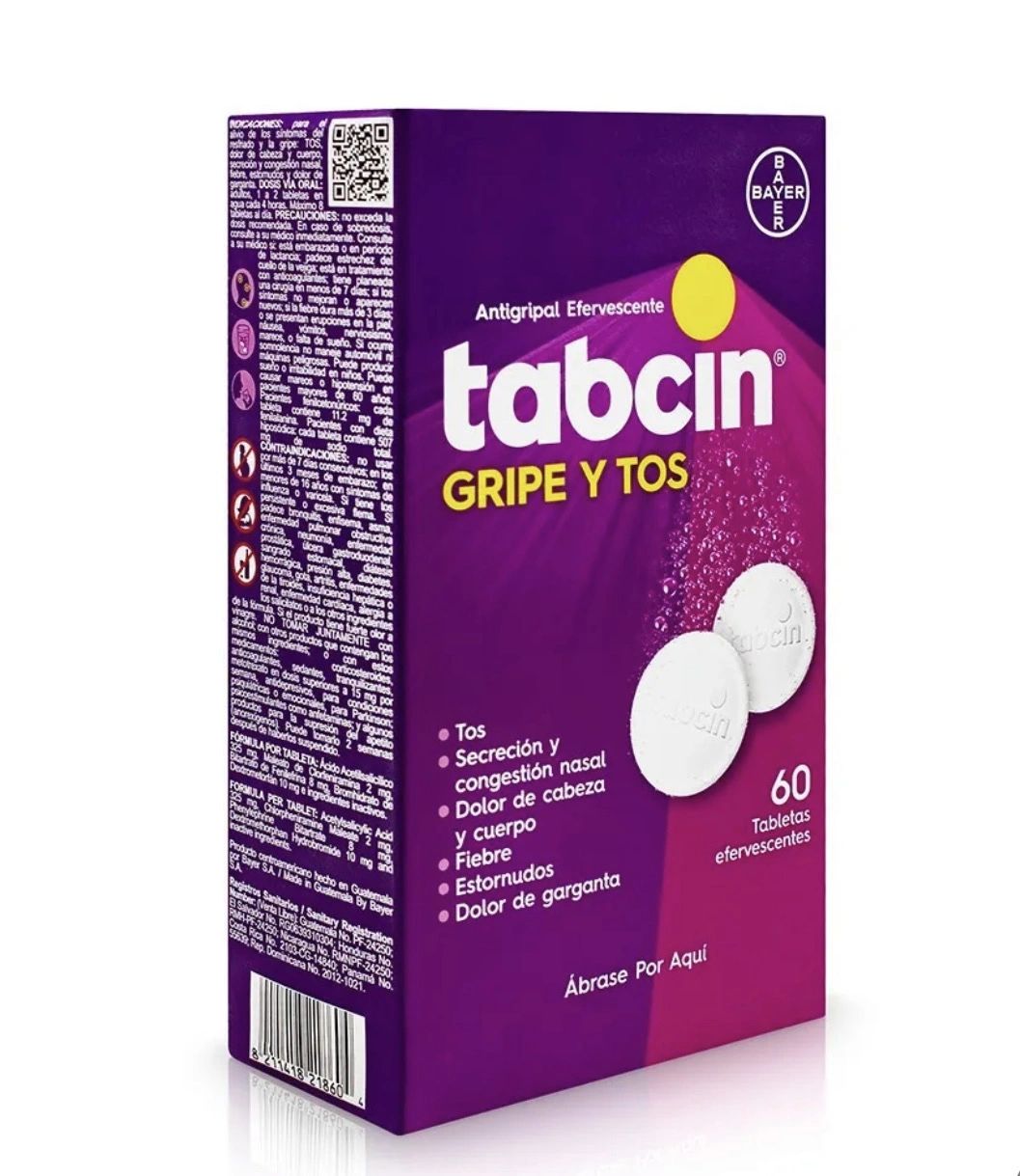 Tabcin Gripe Y Tos