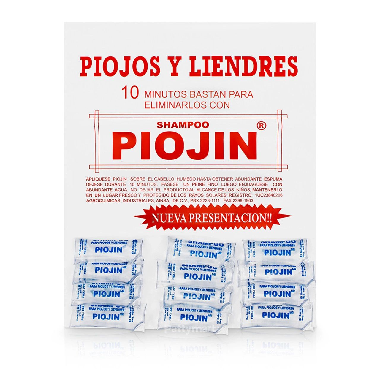 Piojin Shampoo Unidad