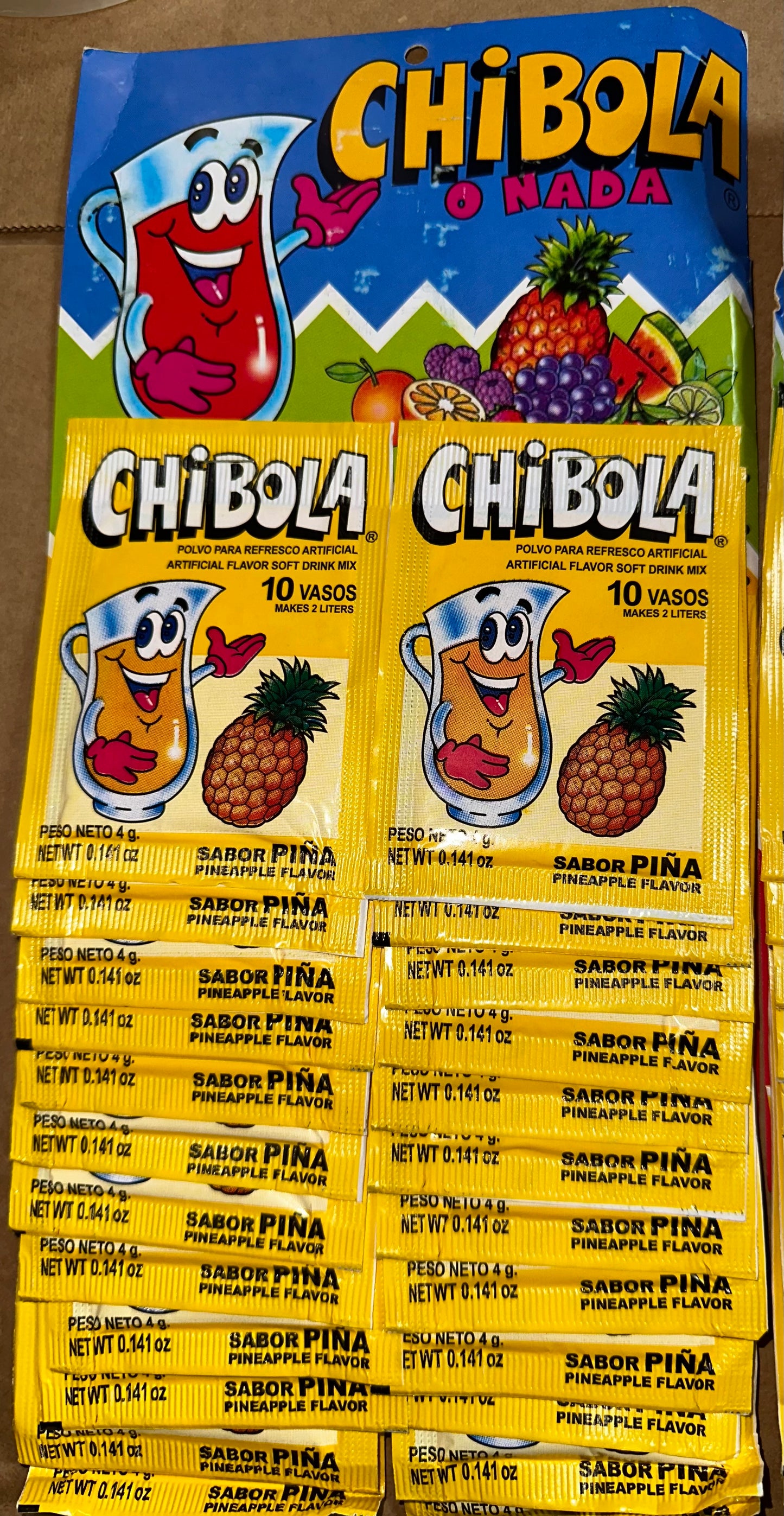 Chibola o Nada sabor Piña