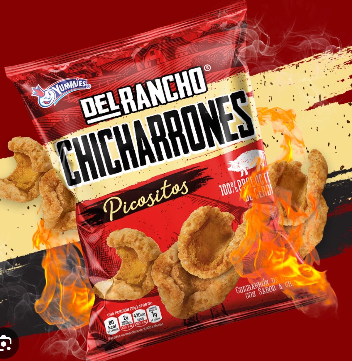 Chicharrones Yummies picante