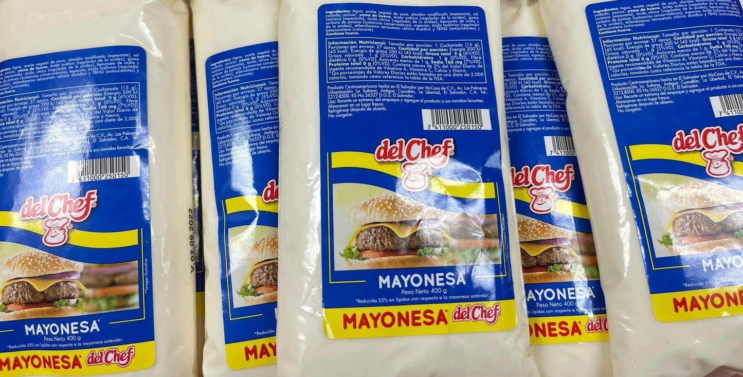 Mayonesa Del Chef Salvadoreña