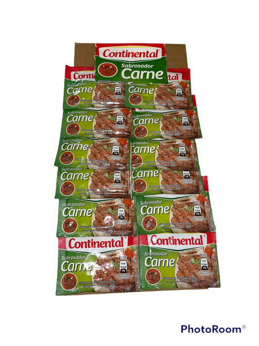 Consome Continental Sabor Carne - Docena